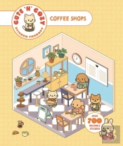 Cute 'N' Cozy Sticker Therapy: Coffee Shops