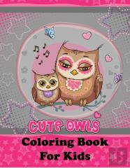 Cute Owls Coloring Book For Kids
