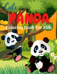 Cute Panda Coloring Book For Kids