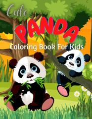 Cute Panda Coloring Book For Kids
