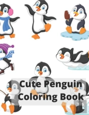 Cute Penguin Coloring Book