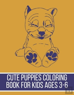 Bertrand.pt - Cute Puppies Coloring Book For Kids Ages 3-6