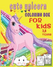Cute Unicorn Coloring Book For Kids 3_8 Years