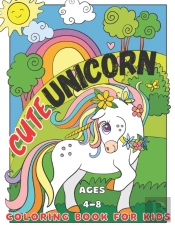 Cute Unicorn Coloring Book For Kids
