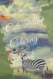 Cute Zebra Coloring Book