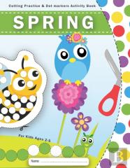 Cutting Practice & Dot Markers Activity Book For Kids Ages 2-5