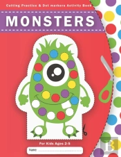 Cutting Practice & Dot Markers Activity Book For Kids Ages 2-5