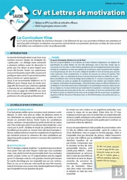 Bertrand.pt - Cv Et Lettres De Motivation