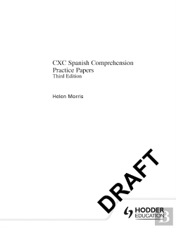 Bertrand.pt - Cxc Spanish Comprehension