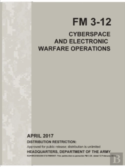 Bertrand.pt - Cyberspace And Electronic Warfare Operations (Fm 3-12)