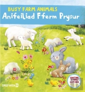 Cyfres Gwthio, Tynnu, Llithro: Anifeiliad Fferm Prysur / Busy Farm Animals