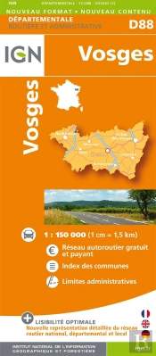 D88 Vosges  1/150.000