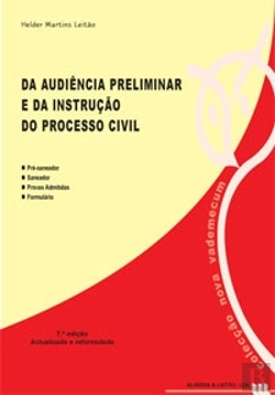Bertrand.pt - Da Audiência Preliminar e da Instrução do Processo Civil