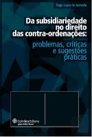 Da Subsidiariedade no Direito das Contra-Ordenações