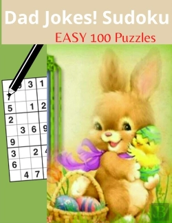 Bertrand.pt - Dad Jokes! Sudoku Easy 100 Puzzles