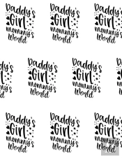 Daddy'S Girl, Mommy'S World Composition Notebook - Large Ruled Notebook - 8.5x11 Lined Notebook (Softcover Journal / Notebook / Diary)