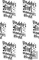 Daddy'S Girl, Mommy'S World Composition Notebook - Small Ruled Notebook - 6x9 Lined Notebook (Softcover Journal / Notebook / Diary)