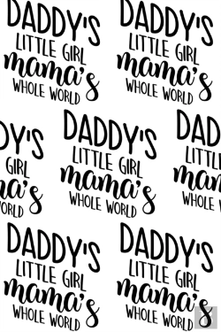 Bertrand.pt - Daddy'S Little Girl, Mama'S Whole World Composition Notebook - Small Ruled Notebook - 6x9 Lined Notebook (Softcover Journal / Notebook / Diary)