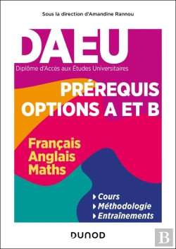 Bertrand.pt - Daeu : Pré-Requis Options A Et B ; Français, Anglais, Maths