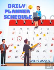 Daily Planner Schedule - Schedules Appointment Planner Undated With To-Do List, Priorities, Shopping List, Event Wishes To Go, Notes, And More!