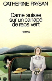 Dame Suisse Sur Un Canape De Reps Vert