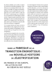 Dans La Fabrique De La Transition Énergétique : Une Nouvelle Histoire De L'Électrification En France Et En Europe De La Fin Du Xixe Au Coeur Du Xxie Siècle