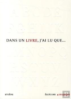 Bertrand.pt - Dans Un Livre, J'Ai Lu Que...