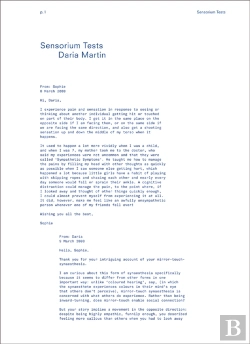 Bertrand.pt - Daria Martin: Sensorium Tests