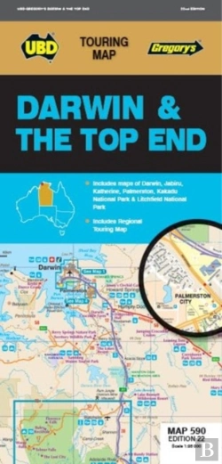 Bertrand.pt - Darwin & The Top End Map 590 22nd Ed