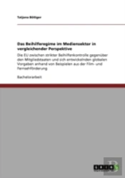 Das Beihilferegime Im Mediensektor In Vergleichender Perspektive