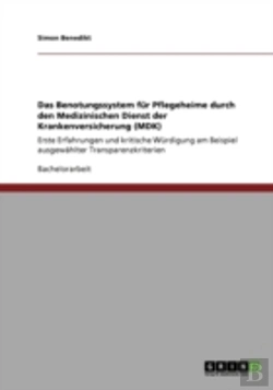 Bertrand.pt - Das Benotungssystem Far Pflegeheime Durch Den Medizinischen Dienst Der Krankenversicherung (Mdk)