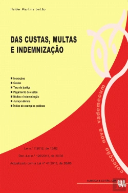 Bertrand.pt - Das Custas, Multas e Indemnização