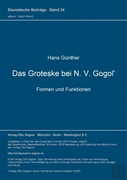 Bertrand.pt - Das Groteske Bei N. V. Gogol'. Formen Und Funktionen