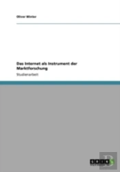 Das Internet Als Instrument Der Marktforschung
