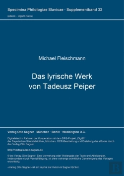 Bertrand.pt - Das Lyrische Werk Von Tadeusz Peiper