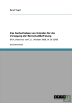 Bertrand.pt - Das Nachschieben Von Granden Far Die Versagung Der Restschuldbefreiung
