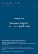 Das Nominalsystem Im Uspenskij Sbornik