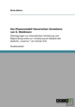 Bertrand.pt - Das Phasenmodell Literarischen Verstehens Von G. Waldmann