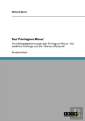 Das 'Privilegium Minus'