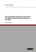 Das Tachometerverfahren Als Instrument Zur Uberprufung Der Werbewirkung Von Anzeigen