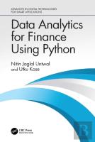 Data Analytics For Finance Using Python