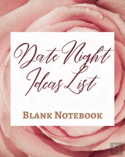 Bertrand.pt - Date Night Ideas List - Blank Notebook - Write It Down - Pastel Rose Gold Pink - Abstract Modern Contemporary Unique