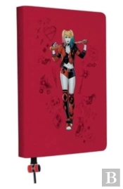 Dc: Harley Quinn Journal With Ribbon Charm