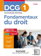 Dcg 1 Fondamentaux Du Droit - Dcg 1 - Fondamentaux Du Droit - Fiches 2023-2024