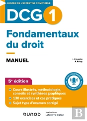 Dcg 1 - Fondamentaux Du Droit - Manuel - 2024-2025