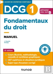 Dcg 1 : Fondamentaux Du Droit ; Manuel (Édition 2026/2027)