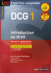 Dcg 1 ; Introduction Au Droit ; Manuel Et Applications (Édition 2013/2014)