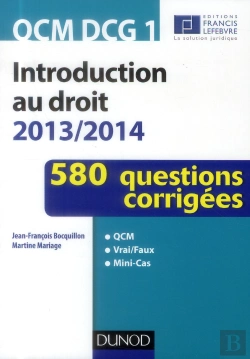 Bertrand.pt - Dcg 1 Introduction Au Droit Qcm 2013