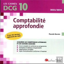 Bertrand.pt - Dcg 10 - Comptabilite Approfondie, 14eme Edition - Cours Et Applications Corrigees
