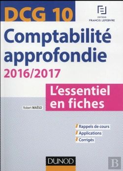 Bertrand.pt - Dcg 10 - Comptabilite Approfondie 2016/2017 - 6e Edition